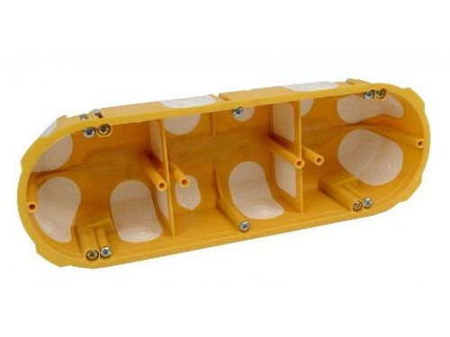 Коробка приборная СУ для гипсокартона 213х71х50мм 3 местная IP20 KPL 64-50/3LD (NA) KOPOS 8595568927705