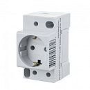 Розетка модульная на DIN-рейку 2P+PEN 16A 220В РМ-102 DEKraft