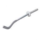 Кронштейн с дюбелем д.7х180мм (белый) К.6.7.18 (БПЛ001) TERMA