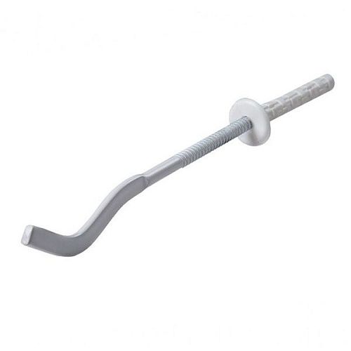 Кронштейн с дюбелем д.7х180мм (белый) К.6.7.18 (БПЛ001) TERMA