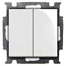 Переключатель 2кл 2006/6/6 UC-94 (альпийский белый) Basic 55 ABB (1012-0-2144)