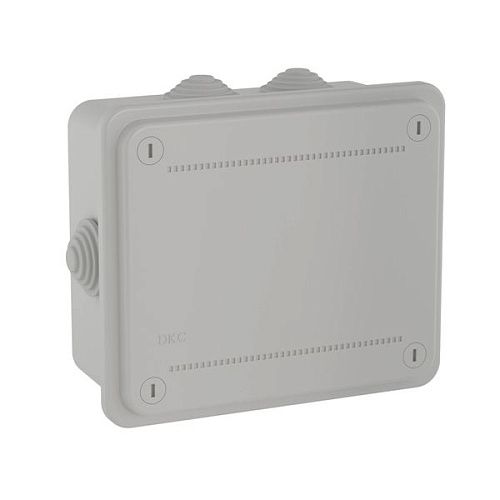 Коробка распределительная ОУ 120х80х50мм с крышкой 6 вводов IP55 DKC