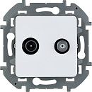 Розетка TV/SAT звезда (белый) INSPIRIA Legrand/Daccord (673880)