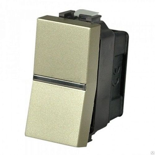 Механизм выключателя 1кл 1-модульный N2101 CV (шампань) Zenit ABB