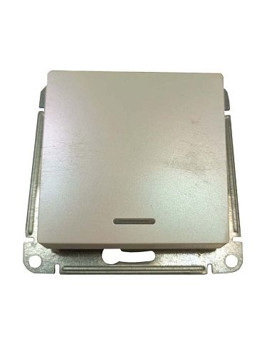 Выключатель 1кл с подсветкой схема 1а 10АХ (жемчуг) ATLASDESIGN SE УЦЕНКА