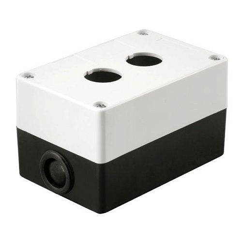 Корпус КП102 для кнопок 2 места белый ИЭК