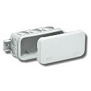 Коробка разветвительная ОУ 43х80х35мм с крышкой 8 вводов IP54 (белая) ТУСО Ruvinil