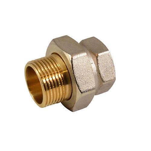 Разъемное никелированное соединение ВН 1/2" американка уплотнение под гайкой o-ring кольцо СТМ