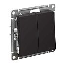 Выключатель 2кл схема 5 10АХ (карбон) ATLASDESIGN SE