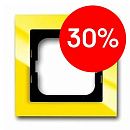 BJE Рамка 1 пост (желтый) Axcent (1754-0-4334) УЦЕНКА