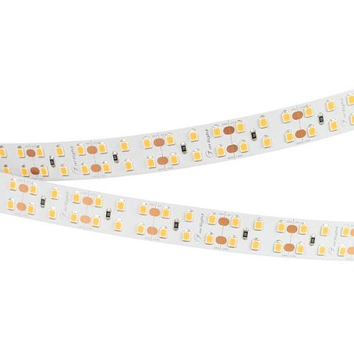 Лента светодиодная RT-A240-15mm 24V Day4000 3528 19.2Вт 4200K 1640Лм/м 24В IP20 240 диодов/метр Arlight дневной белый