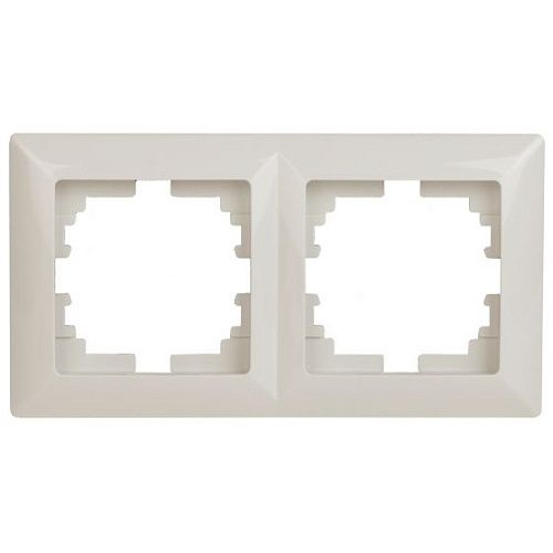 Рамка 2 поста (слоновая кость) Intro Solo ЭРА (4-502-02)