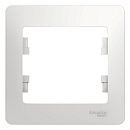 Рамка 1 пост (белый) GLOSSA SE