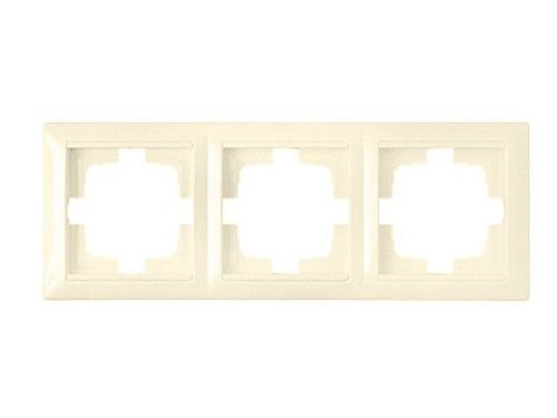 Рамка 3 поста (бежевый) СТИЛЬ BYLECTRICA