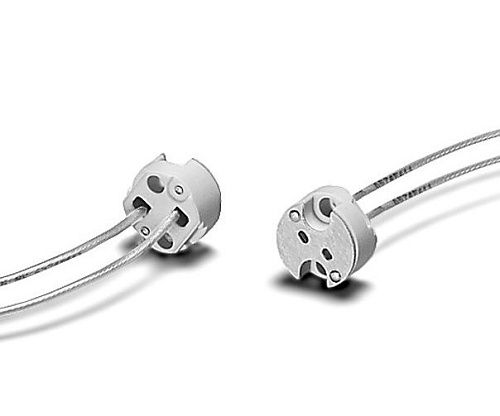 Патрон 32400 G4-GY6.35 с проводами керамический Vossloh Schwabe