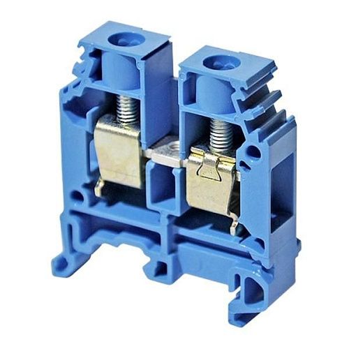 Клеммник на DIN рейку 10.0мм2 (синий) TE Entrelec Rus