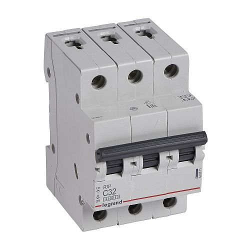 Автоматический выключатель 3п C32 4.5кА RX3 Legrand/ИЭК (419711)
