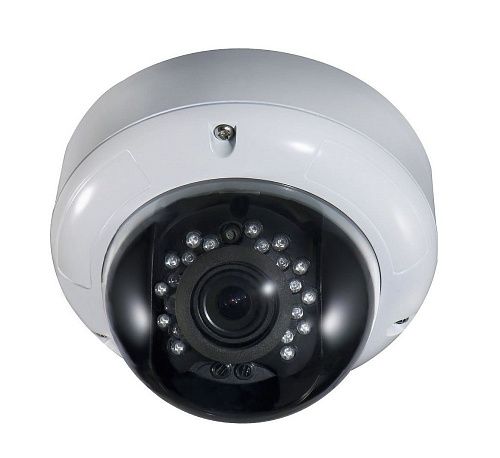 Цв. купольная в/кам 1/4 Aptina CMOS Sensor 720ТВЛ 0.01лк.f=2.8-12мм 12В/400mA TANTOS TSc-DVi720pAHDv