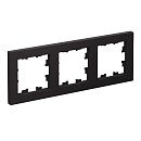 Рамка 3 поста универсальная (карбон) ATLASDESIGN SE