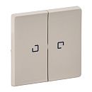 Клавиша выключателя 2кл с подсветкой (слоновая кость) Valena Life Legrand (755221)