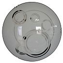 Светильник накаливания настенно-потолочный Галлактика 2401 1хЕ27 Ø250мм IP20 Декор круг глянец