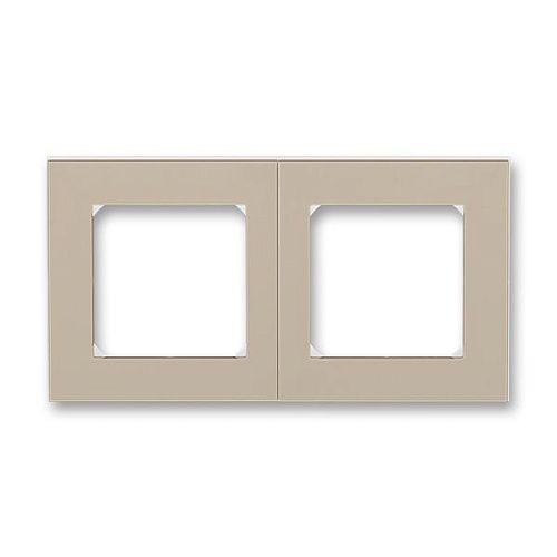 Рамка 2 поста (кофе макиато/белый) Levit ABB