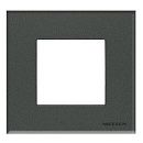 Рамка 1 пост 2-модульная N2271 CF (графит стекло) Zenit ABB