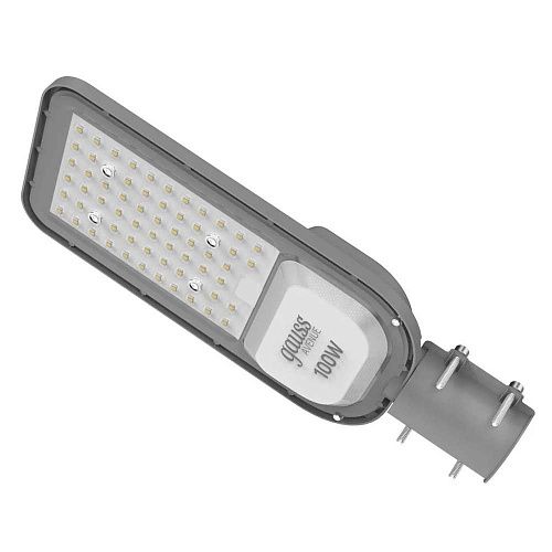 Светильник светодиодный уличный Avenue 100Вт 6500К 10000Лм 380*146*70 КСС "Ш"  IP65 GAUSS