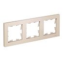 Рамка 3 поста универсальная (бежевый) ATLASDESIGN SE