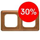 Рамка 2 поста с прямым углом 152х81 (вишня) DELTA NATURE Siemens (5TG1672) УЦЕНКА Рамка 2 поста с прямым углом 152х81 (вишня) DELTA NATURE Siemens (5TG1672) УЦЕНКА