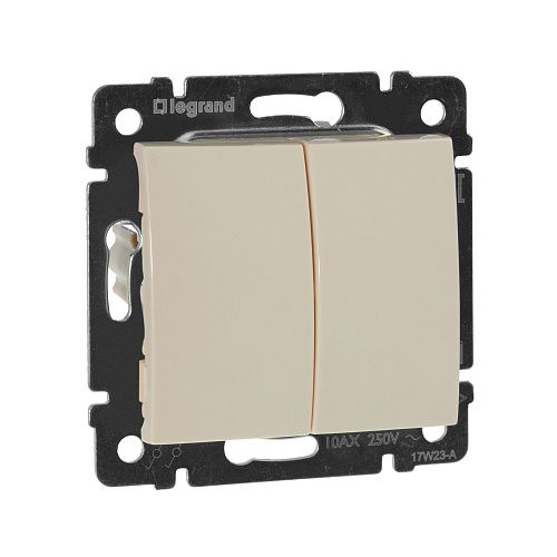 Выключатель 2кл (слоновая кость) Valena Classic Legrand/Daccord (774305)