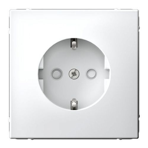 Розетка с/з со шторками. 16А. механизм (белый) ARTGALLERY SE