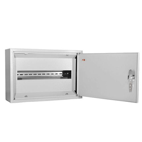 Щит распределительный навесной ЩРН-16 замок 1дверь 1ряд 260х385х125мм без сальников Øотв.32мм IP31 MECAS