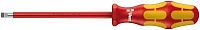 Отвертка шлицевая диэлектрическая 0.5х3.0х100мм до 1000В WE-006105 Kraftform Plus 160 i VDE WERA Отвертка шлицевая диэлектрическая 0.5х3.0х100мм до 1000В WE-006105 Kraftform Plus 160 i VDE WERA
