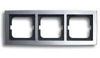 BJE Рамка 3 поста (хром) Solo 1723-80 