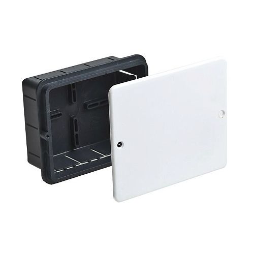 Коробка распаячная в бетон СУ 130х106х50мм с крышкой IP30 ТУСО Ruvinil