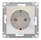 Розетка с заземлением 16А (жемчуг) ATLASDESIGN SE Розетка с заземлением 16А (жемчуг) ATLASDESIGN SE