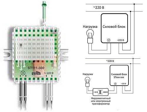 Силовой блок (универсальный радиовыключатель) NooLite SU-1-300 300Вт IP20 Ноотехника