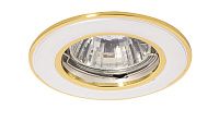 Светильник точечный CRATER 51 0 24 50Вт GU5.3 Ø87х63мм Øотв.67мм IP20 КОМТЕХ золото/никель/золото