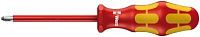 Отвертка крестовая диэлектрическая PZ 1x80мм до 1000В WE-006162 Kraftform Plus 165 i PZ VDE WERA