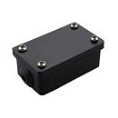 Коробка монтажная ОУ 51х30х20.9мм РА10 2 ввода черный с винтовой колодкой 3пин 4мм2 IP44 SINEYI