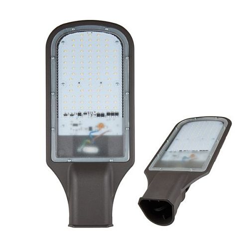 Светильник светодиодный уличный ULV-R22H-70W/6500K IP65 GREY 70Вт 6500К 7000Лм 396х170х88мм Uniel