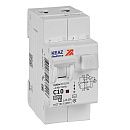 Дифференциальный автоматический выключатель 2п C10 30мА 4.5кА тип АC OptiDin D63-22C10-AC-УЗ КЭАЗ (328097)  Дифференциальный автоматический выключатель 2п C10 30мА 4.5кА тип АC OptiDin D63-22C10-AC-УЗ КЭАЗ (328097)