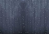 Гирлянда светодиодная Дождь 220В 2х1.5м 192 диода IP44 прозрачный провод Neon-Night белая