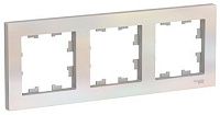 Рамка 3 поста универсальная (жемчуг) ATLASDESIGN SE