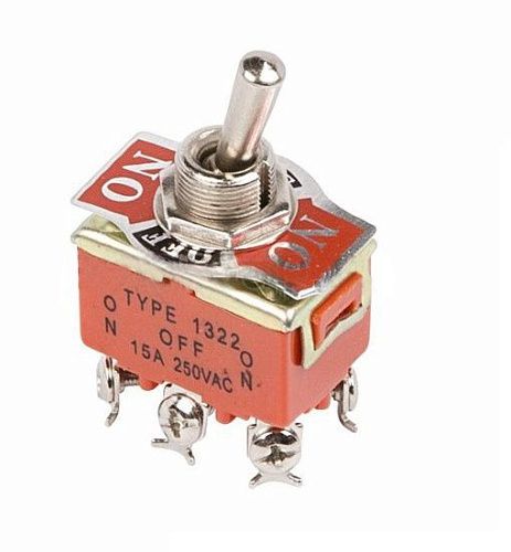 Тумблер 250В 15А (3c) ON-OFF-ON 1п (KN-103) REXANT
