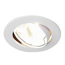 Светильник точечный поворотный 104S WH MR16 GU5.3 82х25мм Øотв.72мм (белый) IP20 белый Ambrella