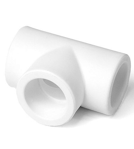 Тройник PP-R 40 (белый) PROAQUA
