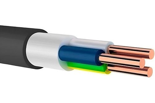 Кабель силовой ВВГзнг(А)-LS 3х6.0 КРУГЛЫЙ Калужский кабельный завод (ККЗ) (ГОСТ) 