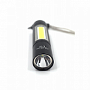 Фонарь LED ручной аккумуляторный 1LED+COB зарядка USB